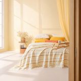 Evidea Soft Aventura Çift Kişilik Yatak Örtüsü - Renkli - 220X240 cm - 220 x 240 cm