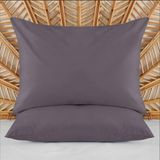 Evidea Soft Basic Antrasit 50x70 cm 2'li Yastık Kılıfı