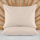 Evidea Soft Basic Bej 50x70 cm 2'li Yastık Kılıfı