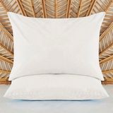 Evidea Soft Basic Beyaz 50x70 cm 2'li Yastık Kılıfı