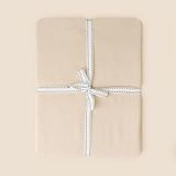 Evidea Soft Basic Çift Kişilik Düz Kenar Saten Çarşaf - Bej - 240X260 cm