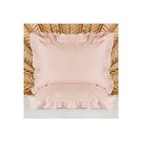 Evidea Soft Basic Fırfırlı Gül Kurusu 50x70 cm 2'li Yastık Kılıfı