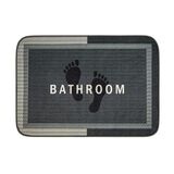 Evidea Soft Bathroom Dikdörtgen Sihirli Antrasit 50x70 cm Banyo Paspası