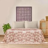 Evidea Soft Belloria Tek Kişilik Yatak Örtüsü - Kiremit - 160X255 cm - 160 x 255 cm