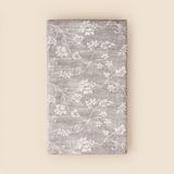 Evidea Soft Blom Pvc Masa Örtüsü - Gri - 140X200 cm - 140 x 200 cm
