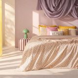 Evidea Soft Bloom Tek Kişilik Nevresim Takımı - Hardal / Pembe - Hardal - Pembe - 160 x 220 cm
