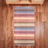 Evidea Soft Brick Kilim - Renkli - 80x150 cm