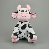 Evidea Soft Büyük İnek Figürlü Beyaz Siyah 40x27 cm Yastık