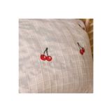 Evidea Soft Cherry Kırlent - Ekru - 30x50 cm