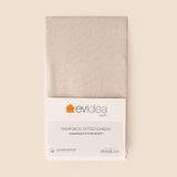 Evidea Soft Eco Tek Kişilik Lastikli Çarşaf - Bej - 100X200 cm
