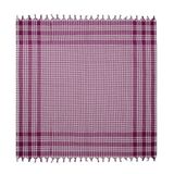 Evidea Soft Ekoseli Bordo 165x165 cm Piknik Örtüsü