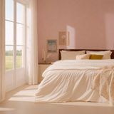 Evidea Soft Floria Çift Kişilik Nevresim Takımı - Ekru - 200 x 220 cm