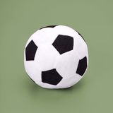 Evidea Soft Futbol Topu Figürlü Siyah Beyaz 30x30 cm Yastık