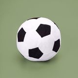 Evidea Soft Futbol Topu Figürlü Siyah Beyaz 30x30 cm Yastık