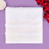 Evidea Soft Golden Star Shiny Yüz Havlusu - Ekru - 50X90 cm - 50 x 90 cm