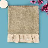 Evidea Soft Green Culture Twin Yeşil 50x90 cm Papatya Desenli Yüz Havlusu