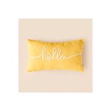 Evidea Soft Hello Kırlent - Hardal - 30x50 cm