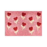 Evidea Soft Kalpli Tufting Banyo Paspası - Gülkurusu - 60x90 cm