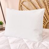 Evidea Soft Kapitoneli Beyaz 50x70 cm Sıvı Geçirmez Yastık Alezi