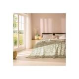 Evidea Soft Lavin Çift Kişilik Yatak Örtüsü - Yeşil / Ekru - 200x230 cm