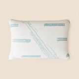Evidea Soft Meditasyon Visko Yastık - Beyaz / Yeşil - 40X60 cm - Beyaz - Yeşil