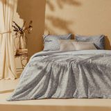 Evidea Soft Mina Kolay Ütülenir Çift Kişilik Nevresim Takımı - Mavi - 200 x 220 cm