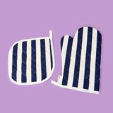 Evidea Soft Nemo Ekru Lacivert 20x20 cm Mutfak Tutacağı
