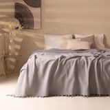 Evidea Soft Opia Çift Kişilik Pike - Gri - 200X220 cm - Montajsız