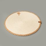 Evidea Soft Palm Ekru 33x33 cm Nakışlı Supla