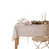 Evidea Soft Pane Dantelli Masa Örtüsü - Ekru - 150x200 cm