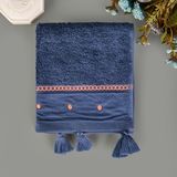Evidea Soft Piene El Havlusu - Lacivert / Kiremit - 30X50 cm - Lacivert - Kiremit - 30 x 50 cm