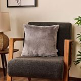 Evidea Soft Post Gri 45x45 cm Kırlent Kılıfı