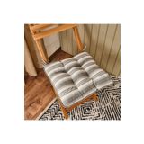 Evidea Soft Pute Ekru Yeşil 43x43 CM Sandalye Minderi