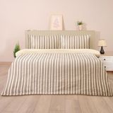 Evidea Soft Rene Ipliği Boyalı Çift Kişilik Nevresim Takımı - Beyaz / Antrasit - 200 x 220 cm - Beyaz - Antrasit