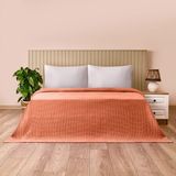 Evidea Soft Rete Kiremit 160x220 cm Tek Kişilik Pike