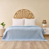 Evidea Soft Rete Mavi 200x220 cm Çift Kişilik Pike