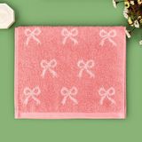 Evidea Soft Ribbon El Havlusu - Ekru / Pembe - 30X50 cm - 30 x 50 cm - Ekru - Pembe