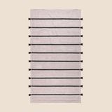 Evidea Soft Riegel Ekru Siyah 80x150 cm Yolluk