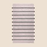 Evidea Soft Riegel Ekru Siyah 80x150 cm Yolluk