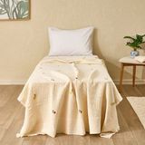 Evidea Soft Sorbetto 160x220 cm Renkli Ekru Tek Kişilik Pike