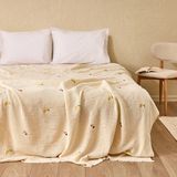 Evidea Soft Sorbetto Çift Kişilik Pike - Ekru / Renkli - 220X240 cm - Montajsız