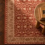 Evidea Soft Sultan Afgan Desenli Kırmızı 160x230 cm Halı