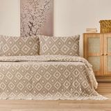 Evidea Soft Tamyr Bej 160x220 cm Tek Kişilik Yatak Örtüsü Seti