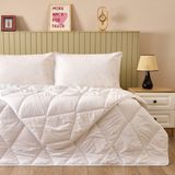Evidea Soft Tek Kişilik Ince Microfiber Yorgan - Beyaz - 155X215 cm - 195 x 215 cm