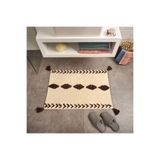 Evidea Soft Tufting Thek Ekru 60x90 cm Banyo Paspası