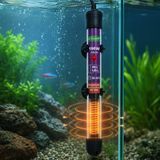 Evidea | Tiny Kiwi Pets KPF-10590 Termostatlı Akvaryum Isıtıcısı - Siyah