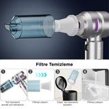 Evidea | Torima HL121 Üflemeli Şarjlı Mini Araba El Süpürgesi - Mavi / Kırmızı - 110 Watt