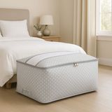 Evidea | Tvl Home Baza Altı Şeffaf Detaylı Büyük Boy Hurç - Gri - 62x46x22 cm