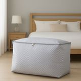 Evidea | Tvl Home Puantiye Detaylı Büyük Boy Hurç - Gri - 74x46x46 cm