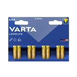 Evidea | Varta Longlife 8'li AAA İnce Pil - Mavi